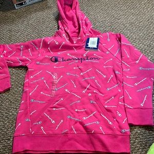 GIRLS SIZE LARGE CHAMPION HOODIE BRAND NEW